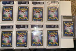 PSA 10 Yu Nagaba Eevee Eeveelutions Full Set Japanese Promos 062-070/SV-P - Image 4