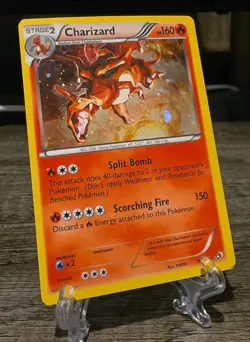 2013 Pokemon Legendary Heroes - 19/113 CHARIZARD - Rare Cosmos Holo - Image 1