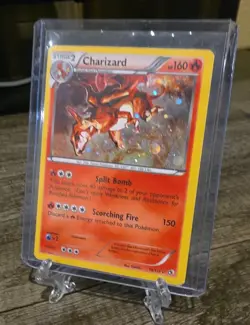 2013 Pokemon Legendary Heroes - 19/113 CHARIZARD - Rare Cosmos Holo - Image 5