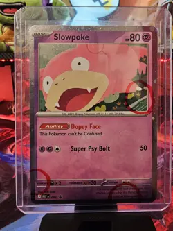 Pokemon Slowpoke MEP 086 Pitch Black Checklane NM Black Star Promo SWIRLS 🌀🌀🌀 - Image 2