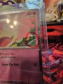 Pokemon Slowpoke MEP 086 Pitch Black Checklane NM Black Star Promo SWIRLS 🌀🌀🌀 - Image 3