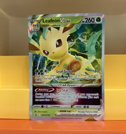Jumbo Pokemon Company Leafeon VSTAR SWSH195 Promo - Image 1