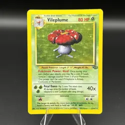 Vileplume 15/64 Jungle Holo Rare Unlimited Edition English 1999 Pokemon TCG - Image 1