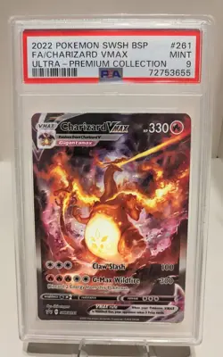 Pokemon 2022 Charizard VMAX - SWSH261 - SWSH: Sword & Shield Promo PSA Mint 9 - Image 1