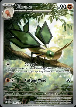 Vibrava 206/191 Illustration Rare Surging Sparks Pokemon Holo Near Mint - Image 1