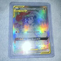 Pokemon Company Reshiram & Zekrom GX 259/236 Cosmic Eclipse Secret Rare Holo - Image 1