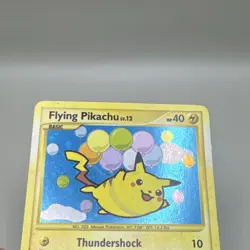 Pokemon TCG Flying Pikachu 113/111 Secret Rare Holo English 2009 - Image 2
