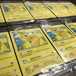 10x LOT SEALED 2014 Pokemon XY Pikachu Cosmos Holo Lego Movie Promo #42 / 146 - Image 1