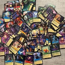 Disney Lorcana Bulk Lot 502 Cards, 440 C/U, 30 R, 30 Holo, 2 Promo Cards - Image 1