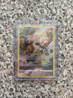 Pokemon Galarian Zapdos SWSH283 Full Art Card Black Star Promo - Image 1