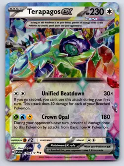 Terapagos ex 179/217 Double Rare Ascended Heroes Pokemon Holo Near Mint - Image 1