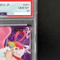 PSA 10 Uta OP06-001 EB02 SP Anime 25th Collection ONE PIECE Card Japanese 2025 - Image 3