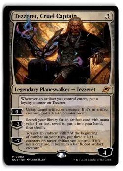 Tezzeret, Cruel Captain - NM Near Mint - EOE Edge of Eternities # 2 - MTG Magic - Image 1