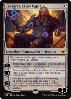 x1 Tezzeret, Cruel Captain EOE Edge of Eternities MTG 2 M/NM 1x - Image 1