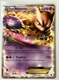 Mewtwo EX 54/99 Pokemon 2012 World Championships Promo Card - Igor Costa - NM - Image 4