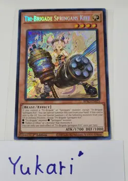 [Fresh card]Tri-Brigade Springans Kitt BPRO-EN025 Burst Protocol YuGiOh TCG NM - Image 1