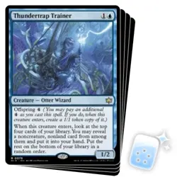 THUNDERTRAP TRAINER X4 Bloomburrow BLB Magic MTG MINT CARD - Image 1