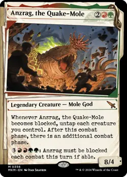 Anzrag, the Quake-Mole (Showcase) - 356 / English / Near Mint MTG - Image 1