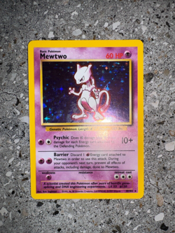 Pokemon TCG Cards Mewtwo 10/102 Base Set Holo Rare EXC - Image 4