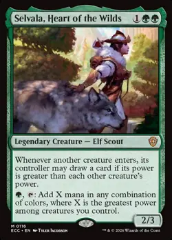 Selvala, Heart of the Wilds Commander: Lorwyn Eclipsed NM - Image 1