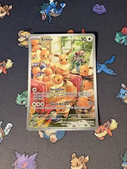 Pokemon Cards Eevee 188/167 Illustration Rare Twilight Masquerade - (NM) - Image 1