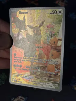 Pokemon Cards Eevee 188/167 Illustration Rare Twilight Masquerade - (NM) - Image 3