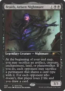 Foil - Braids, Arisen Nightmare - 8 / NM / English MTG - Image 1