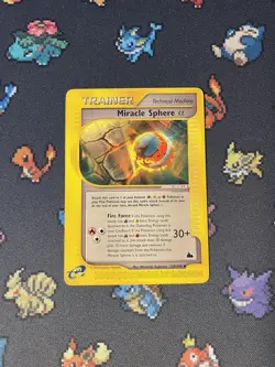 Pokemon Cards Miracle Sphere Alpha 129/144 Uncommon Skyridge WOTC - (NM) - Image 1