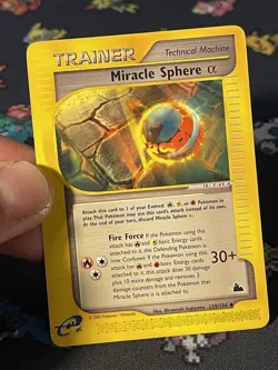 Pokemon Cards Miracle Sphere Alpha 129/144 Uncommon Skyridge WOTC - (NM) - Image 2