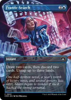 Foil - Frantic Search (Borderless) - 632 / NM / English MTG - Image 1