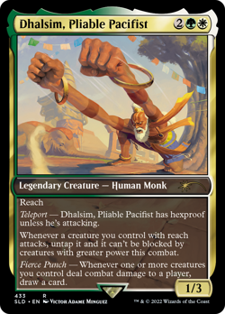 Dhalsim, Pliable Pacifist (Secret Lair) FOIL Promo NM Rare CARD ABUGames - Image 1