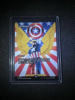 Steelshaper's Gift (Borderless) 0050 Marvel Universe MTG Regular - Image 1
