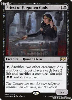 Priest of Forgotten Gods [RNA - 83]NM - Image 1