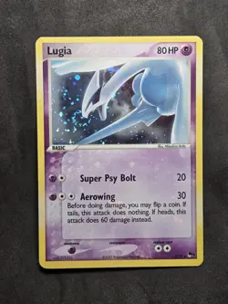 Pokemon TCG Lugia 002/017 POP Series 5 Holo - HOLO BLEED + SWIRL - Image 1