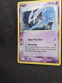 Pokemon TCG Lugia 002/017 POP Series 5 Holo - HOLO BLEED + SWIRL - Image 4