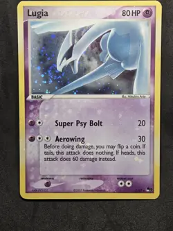 Pokemon TCG Lugia 002/017 POP Series 5 Holo - HOLO BLEED + SWIRL - Image 5