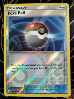 Poke Ball 125/149 (Reverse Holo) Sun & Moon Pokemon TCG NM/M - Image 2