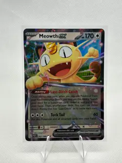 Meowth ex 062/088 Double Rare Perfect Order Pokemon Holo Near Mint - Image 1