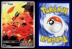 TEPIG 096/086 ILLUSTRATION RARE WHITE FLARE POKEMON NM - Image 3