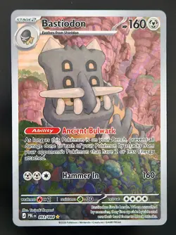 Bastiodon 093/084 2026 Pokemon Pitch Black Illustration Rare Holo NM - Image 1