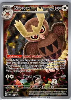 Noctowl 141 Holo Promo Scarlet & Violet Promo Pokemon Near Mint - Image 1