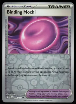 Binding Mochi 095/131 Uncommon Prismatic Evolutions Pokemon Reverse Holo NM - Image 1