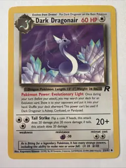 Dark Dragonair 33/82 Team Rocket Vintage 2000 TCG WOTC - Image 1