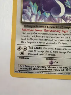 Dark Dragonair 33/82 Team Rocket Vintage 2000 TCG WOTC - Image 5