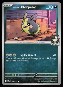Marnie's Morpeko 137/182 Common Destined Rivals Pokemon Near Mint - Image 1