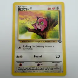 Jigglypuff Pokemon TCG Jungle 54/64 1999 English NM / LP - Image 1