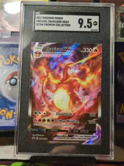 Pokemon Charizard VMAX SWSH261 SGC 9.5 MINT+ Sword And Shield Charizard UPC - Image 1