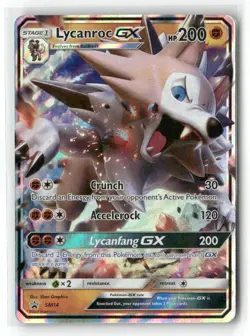 Lycanroc GX SM14 Pokemon SMP Promo Holofoil NM - Image 2