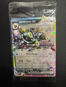 Pokemon Umbreon ex 060/131 Stamped Prismatic Evolutions Promo SEALED - Image 1