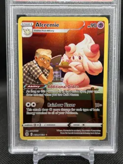 2022 Pokemon SWSH Brilliant Stars Alcremie Trainer Gallery Holo #TG08/TG30 PSA 9 - Image 2